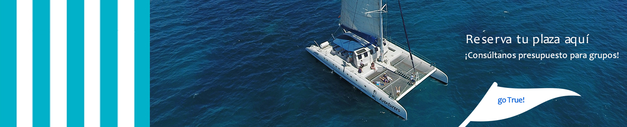 lareinaazul.com Reserva tu plaza en el Catamarán 